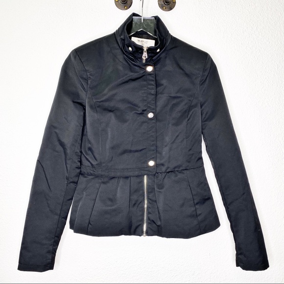 Zara Jackets & Blazers - Zara High Neck Zipper Detailed Pleated Jacket